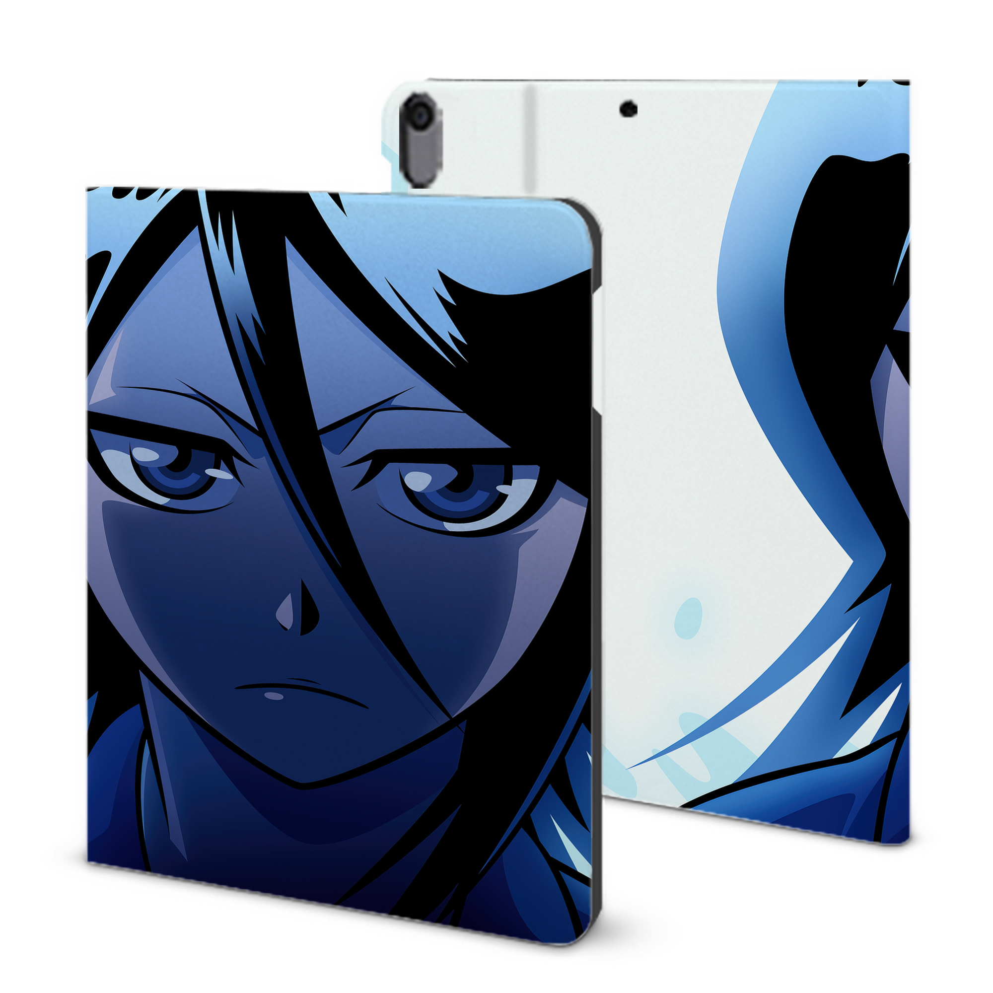 （画像用） ブリーチ BLEACH IPad ケース ブック型 PUレザー TPU 耐衝撃 軽量 薄型 ペン収納なし 全面保護 IPad 各モデル対応